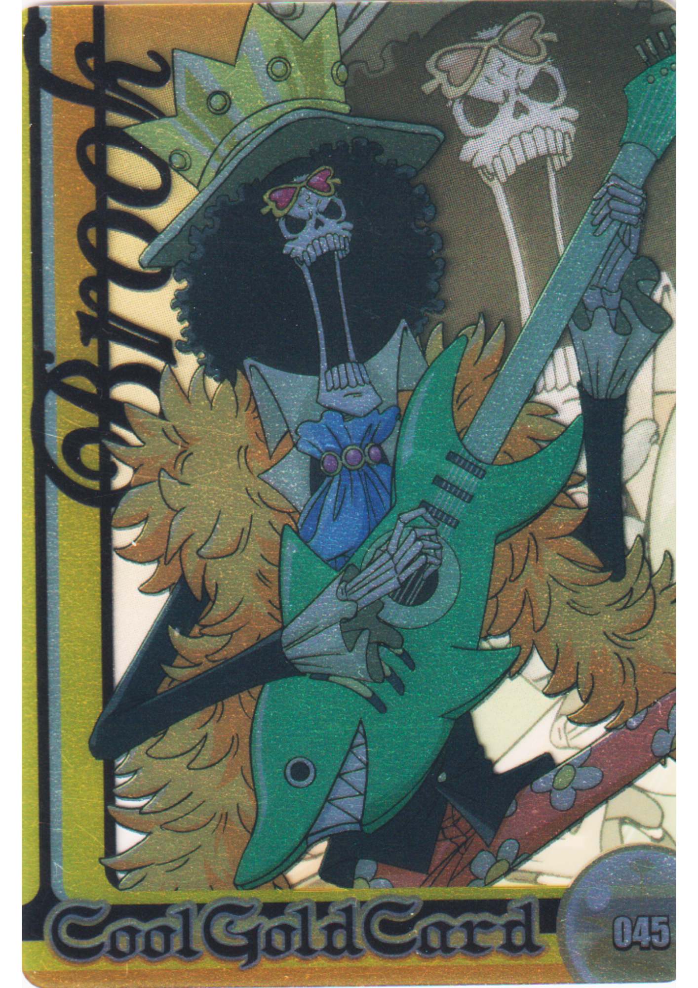 Brook 045 | One Piece Morinaga Clear Cards