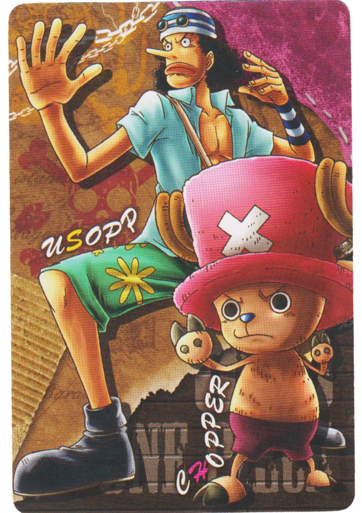 Usopp & Chopper 006 | Popcorn card : Memorial Log