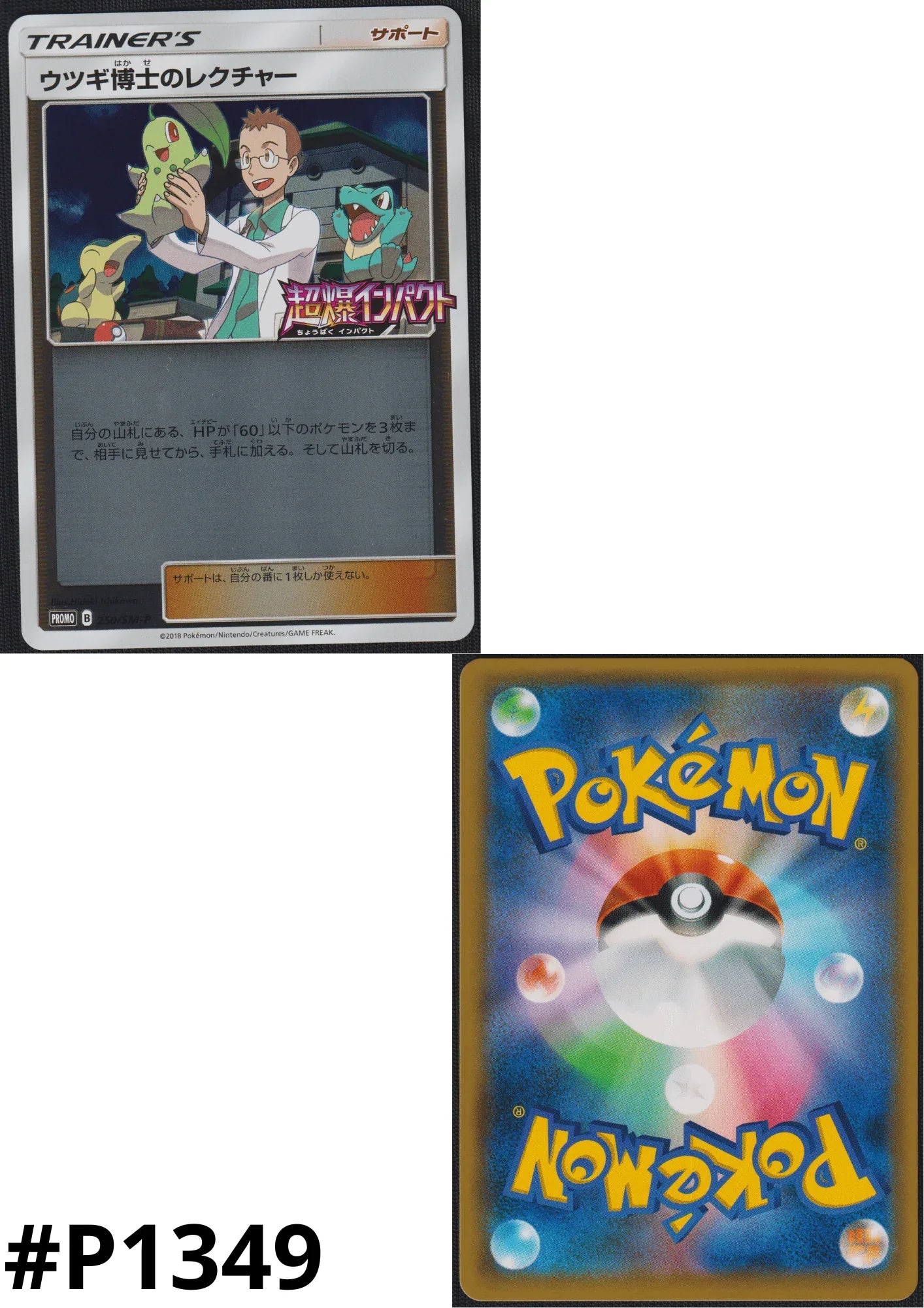 Professor Elm's Lecture 250/SM-P | Sun and Moon Promo - ChitoroShop