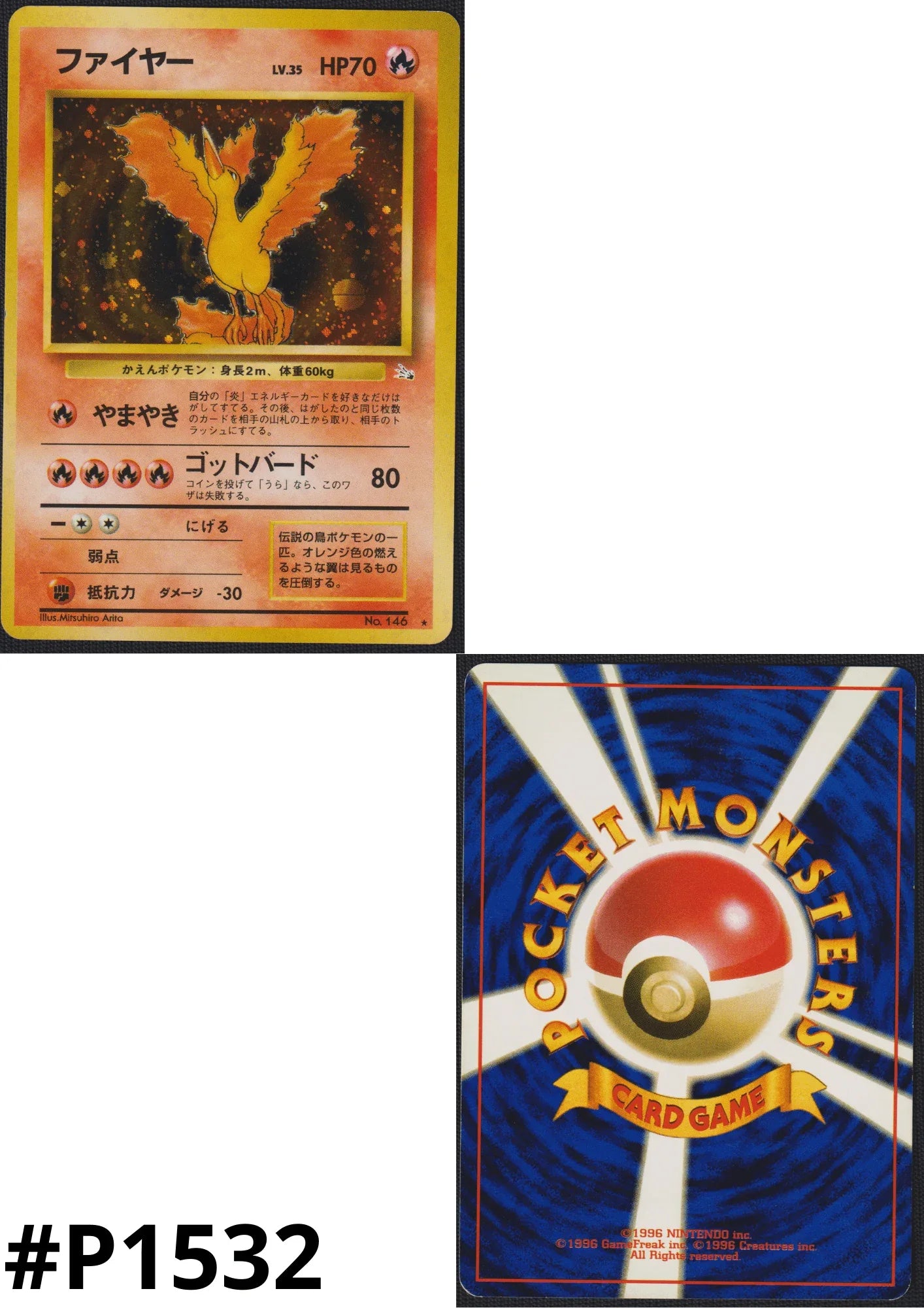 Moltres No.146 | Fossil - ChitoroShop