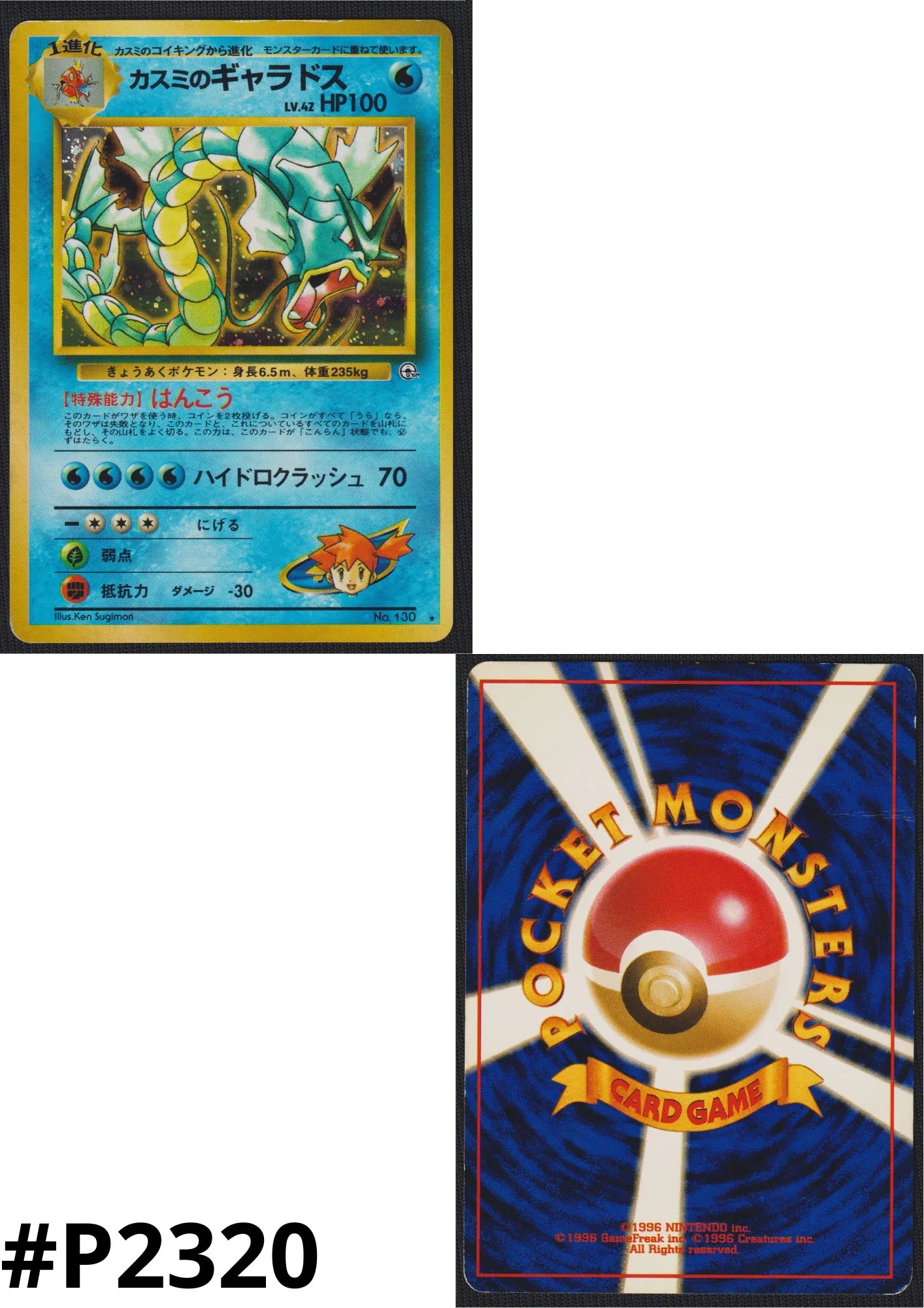 Misty's Gyarados No.130 | Leader Stadium - ChitoroShop