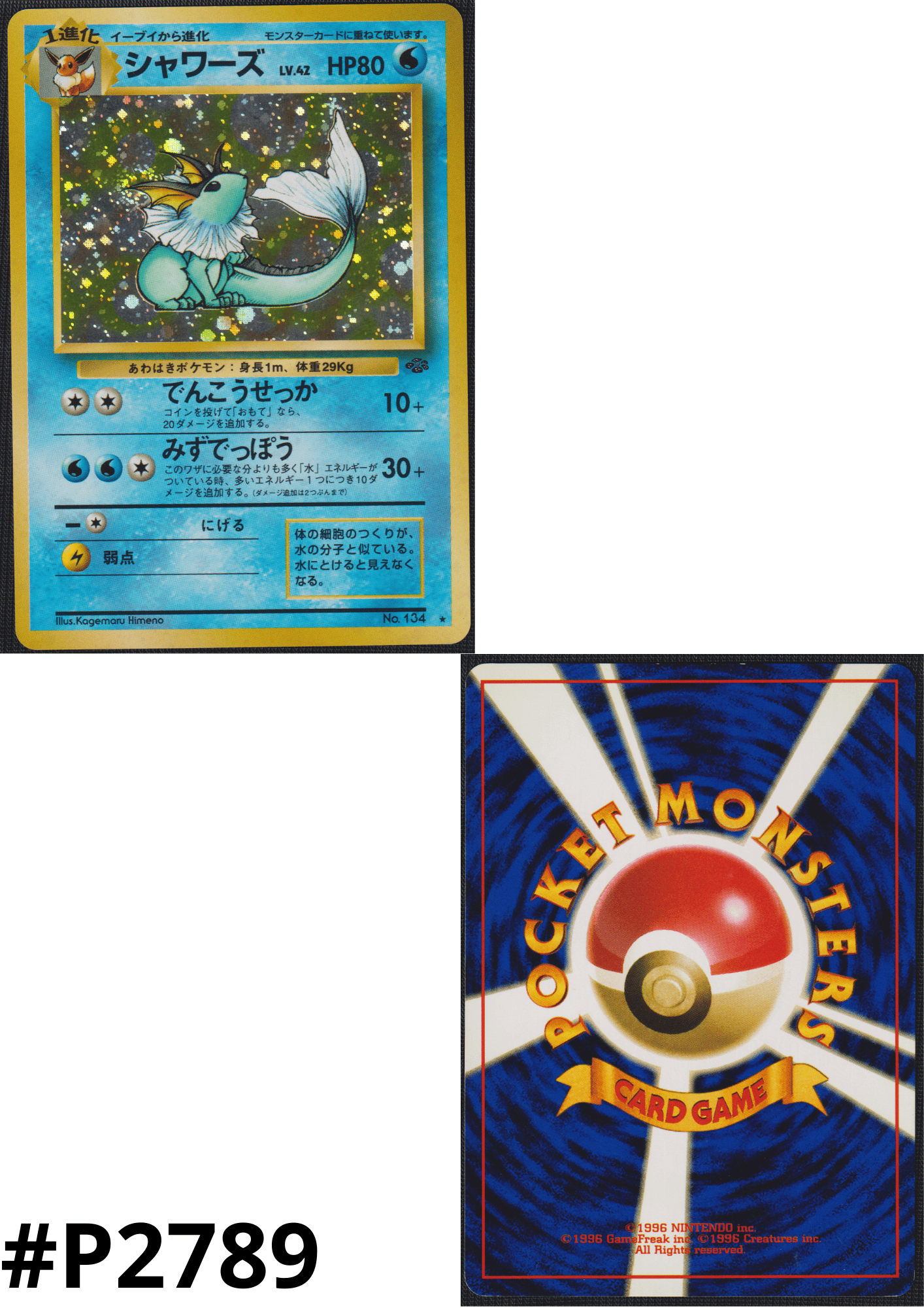 Vaporeon No.134 | Jungle