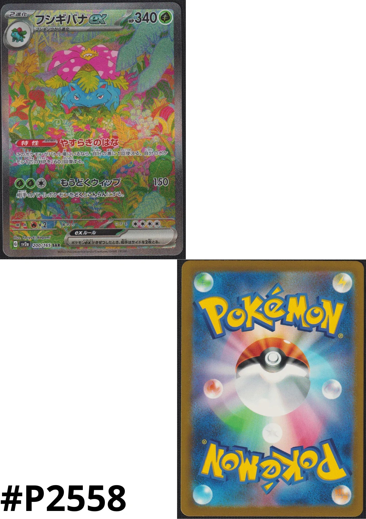Venusaur ex 200/165 SAR | Pokémon 151 - ChitoroShop