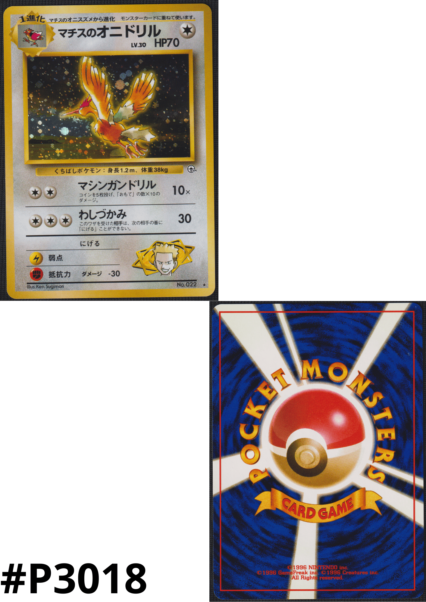 Lt. Surge's Fearow No.022 | Leader Stadium