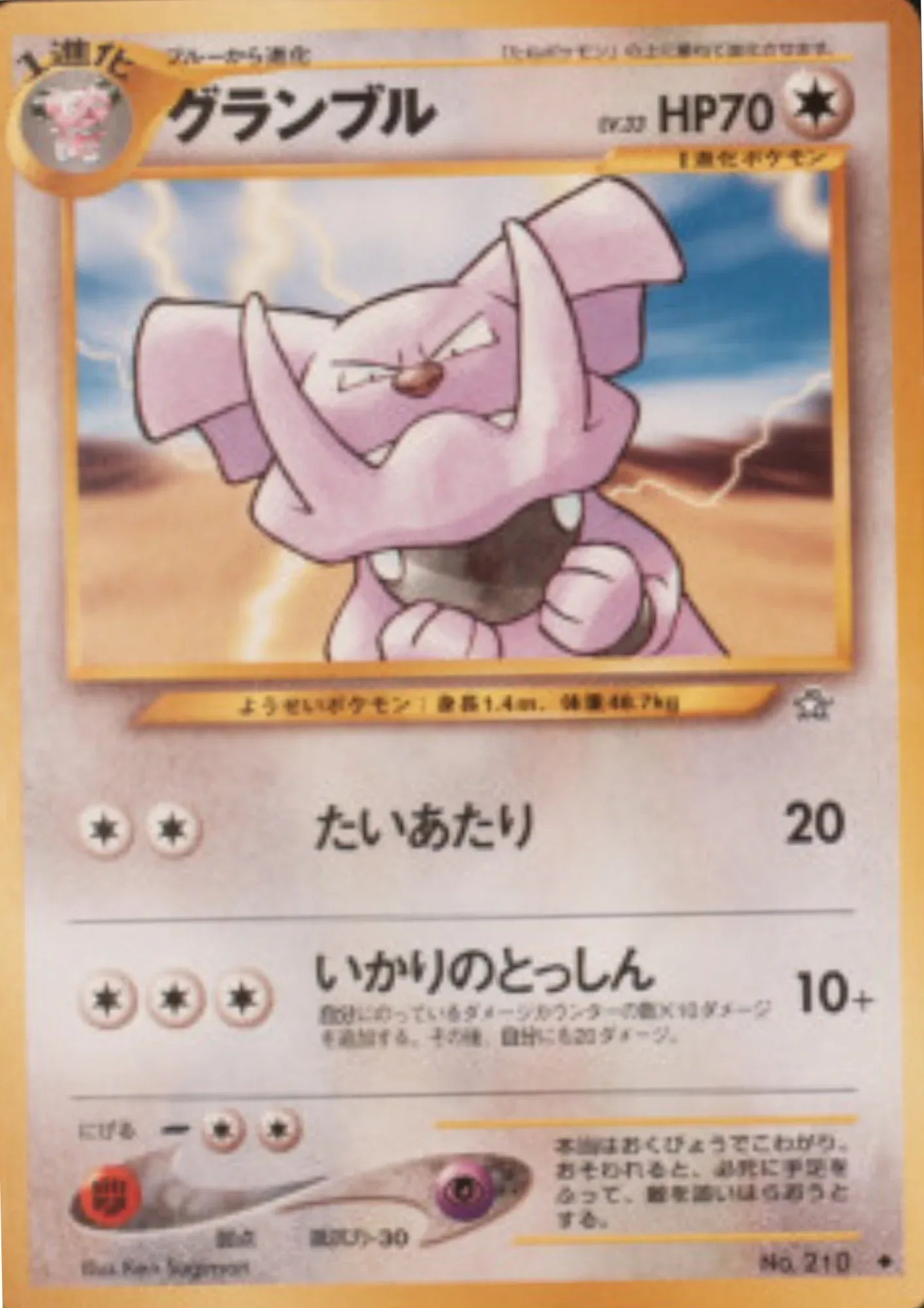 Granbull No.210 | Neo Genesis - ChitoroShop