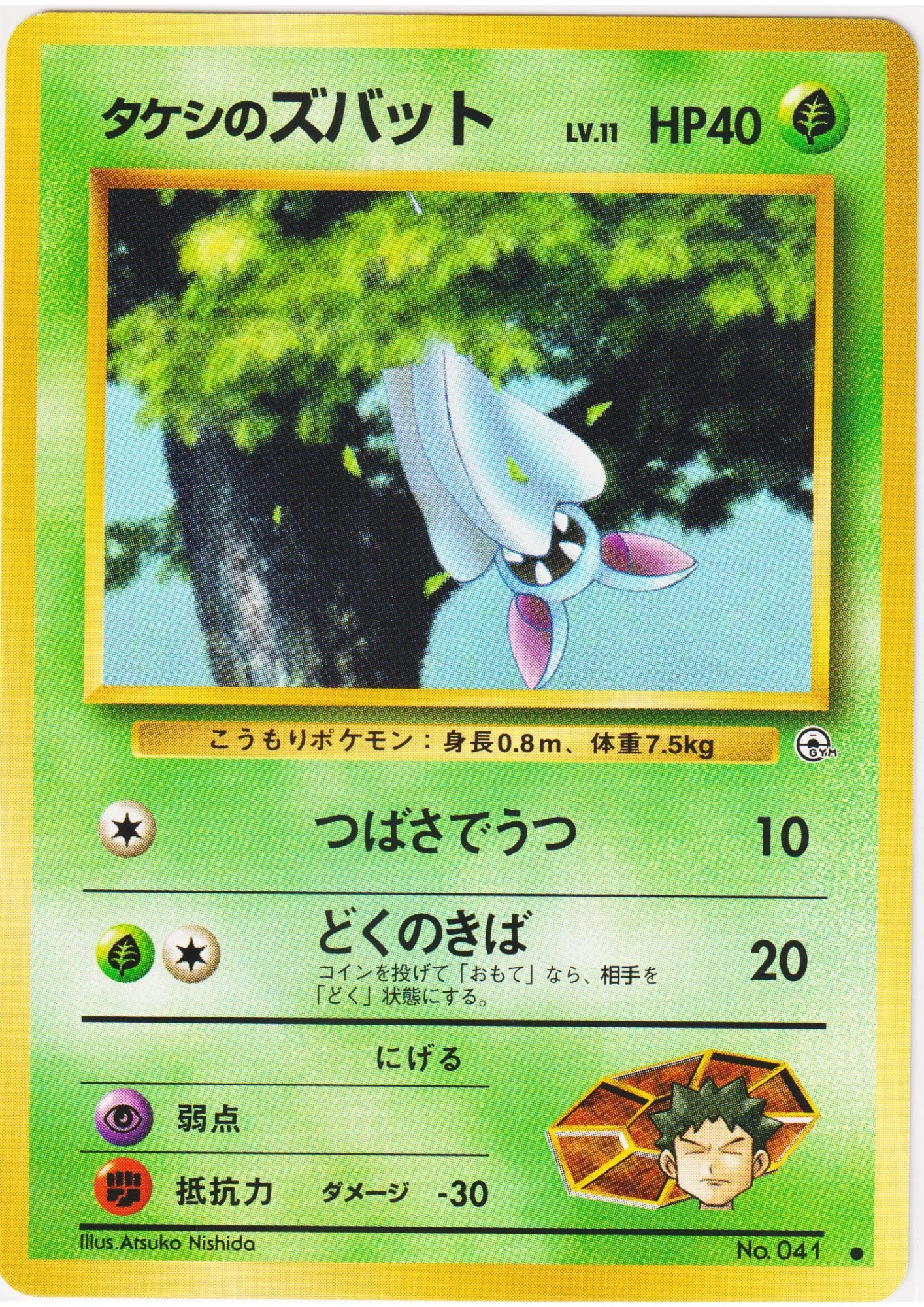 Brock's Zubat No.041 | Leader Stadium - ChitoroShop
