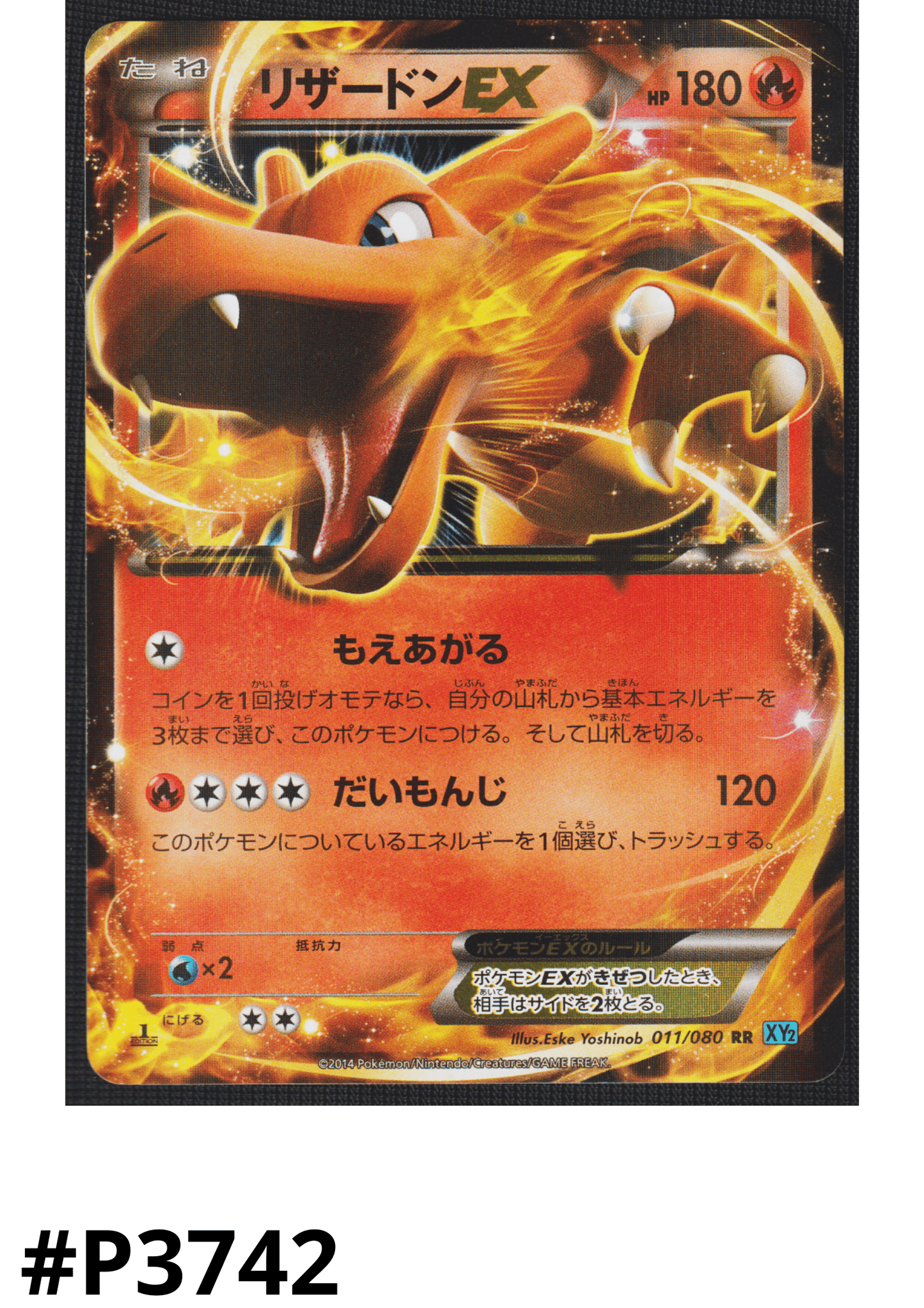 Charizard 011/080 RR | XY2 Wild Blaze