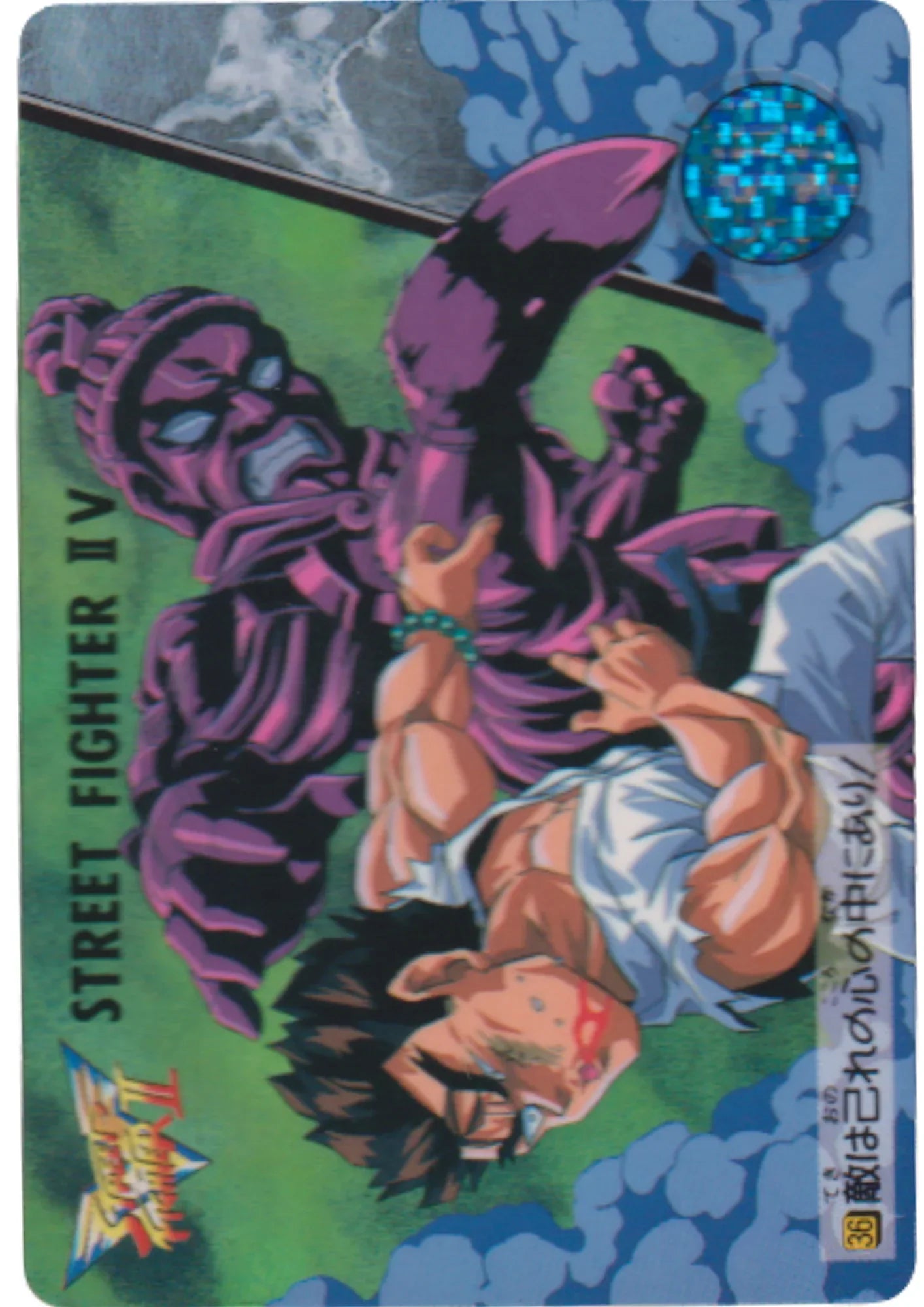 The enemy is in your own mind! 36 | Carddass Street Fighter II V Card - ChitoroShop