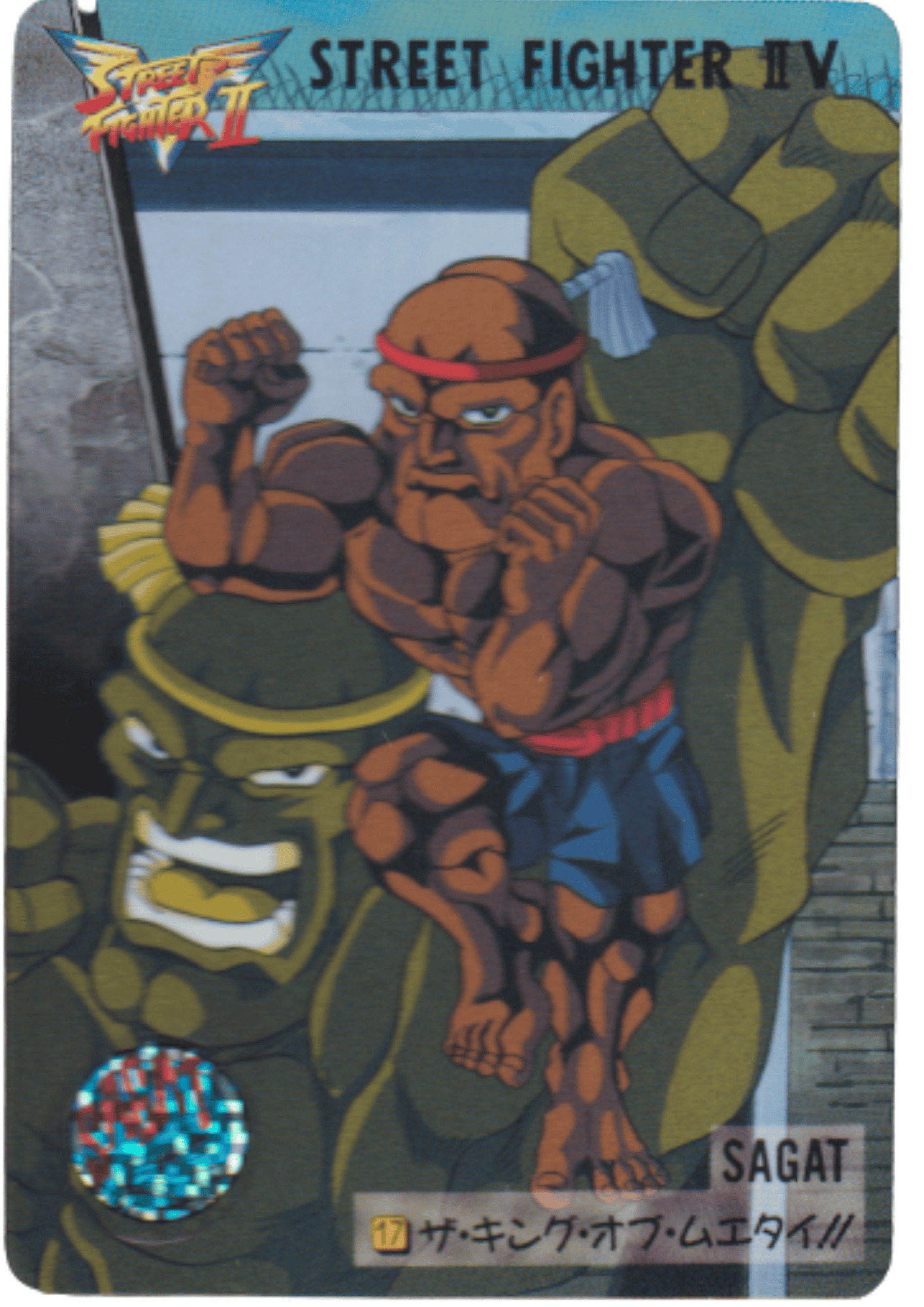 Sagat 17 | Carddass Street Fighter II V Card