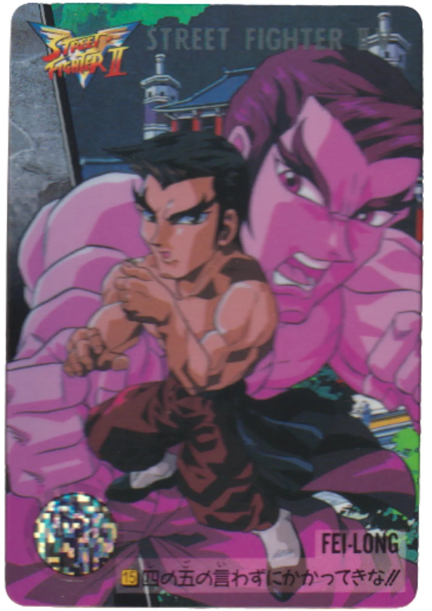 Fei-Long 15 | Carddass Street Fighter II V Card - ChitoroShop