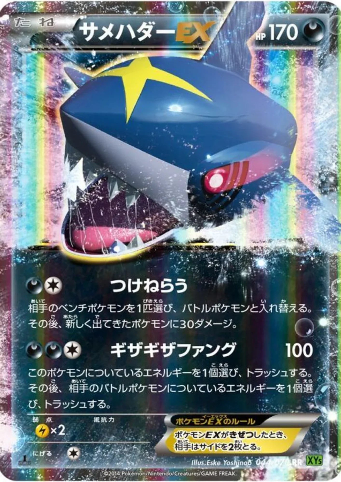 Sharpedo EX 044/070 RR | Tidal Storm XY5 - ChitoroShop