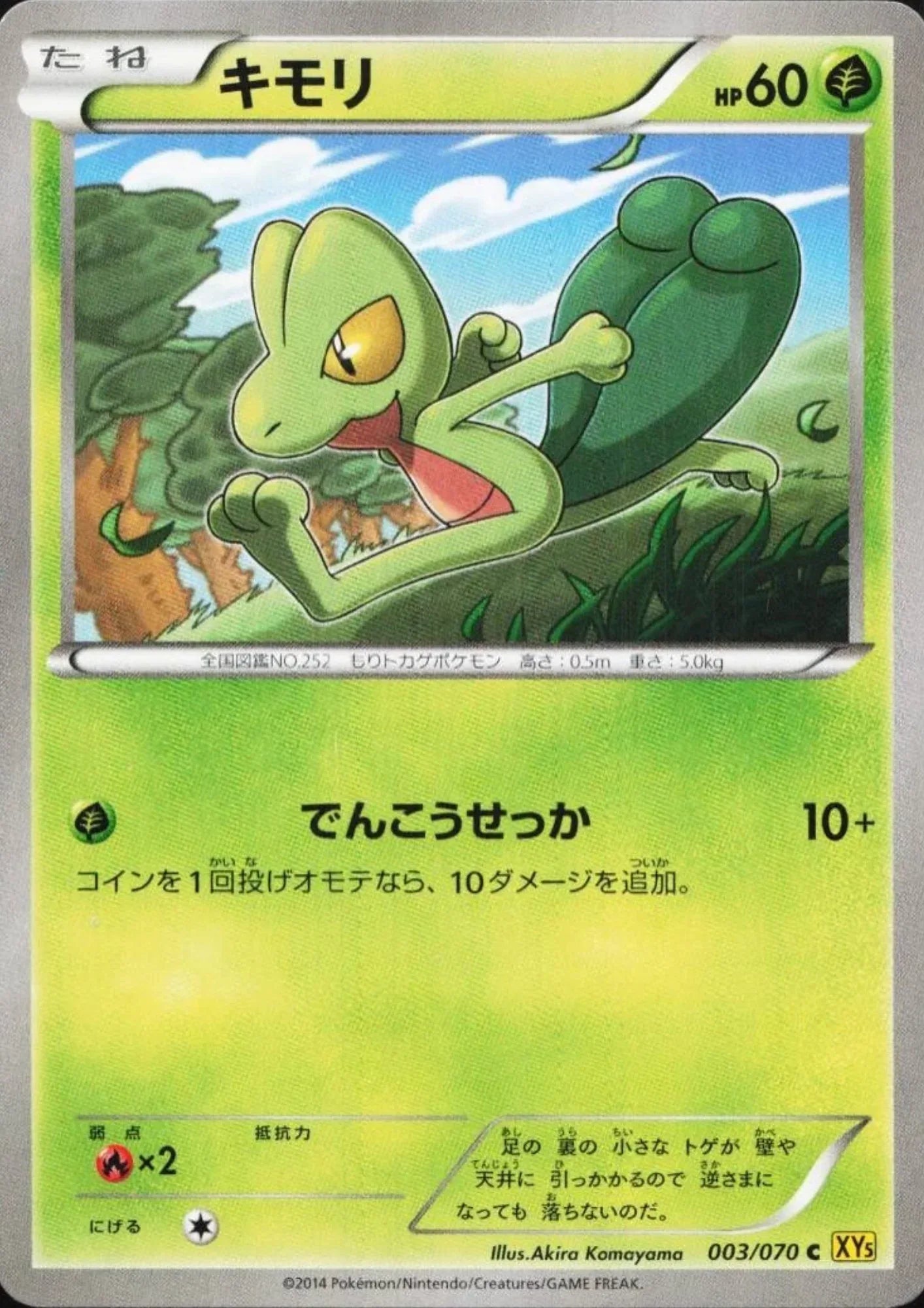 Treecko 003/070 C | Gaia Volcano XY5 - ChitoroShop