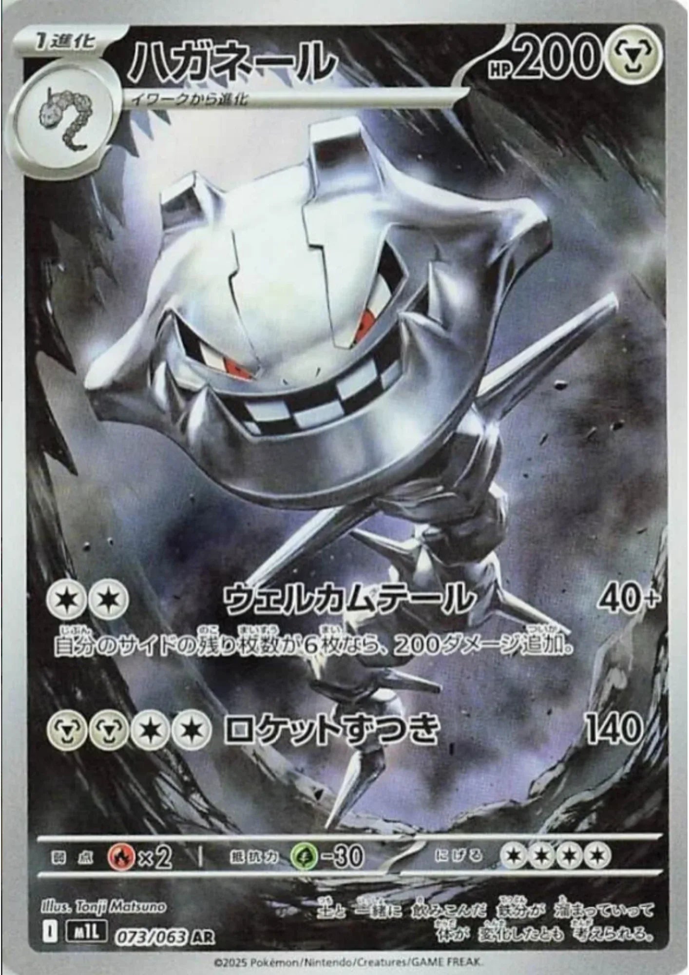 steelix ex pokemon card Steelix 073/063 AR