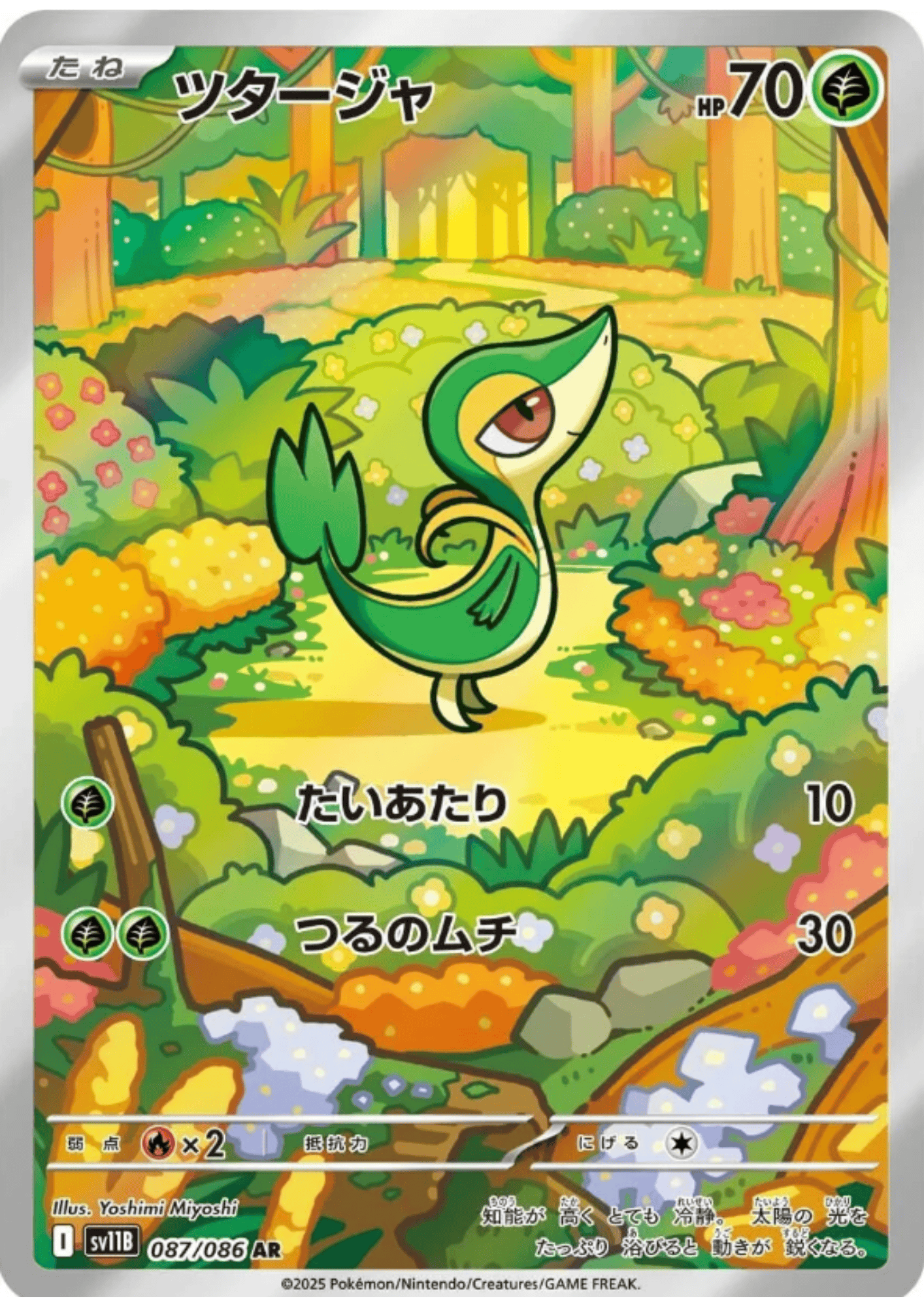 Snivy 087/086 AR | SV11B Black Bolt