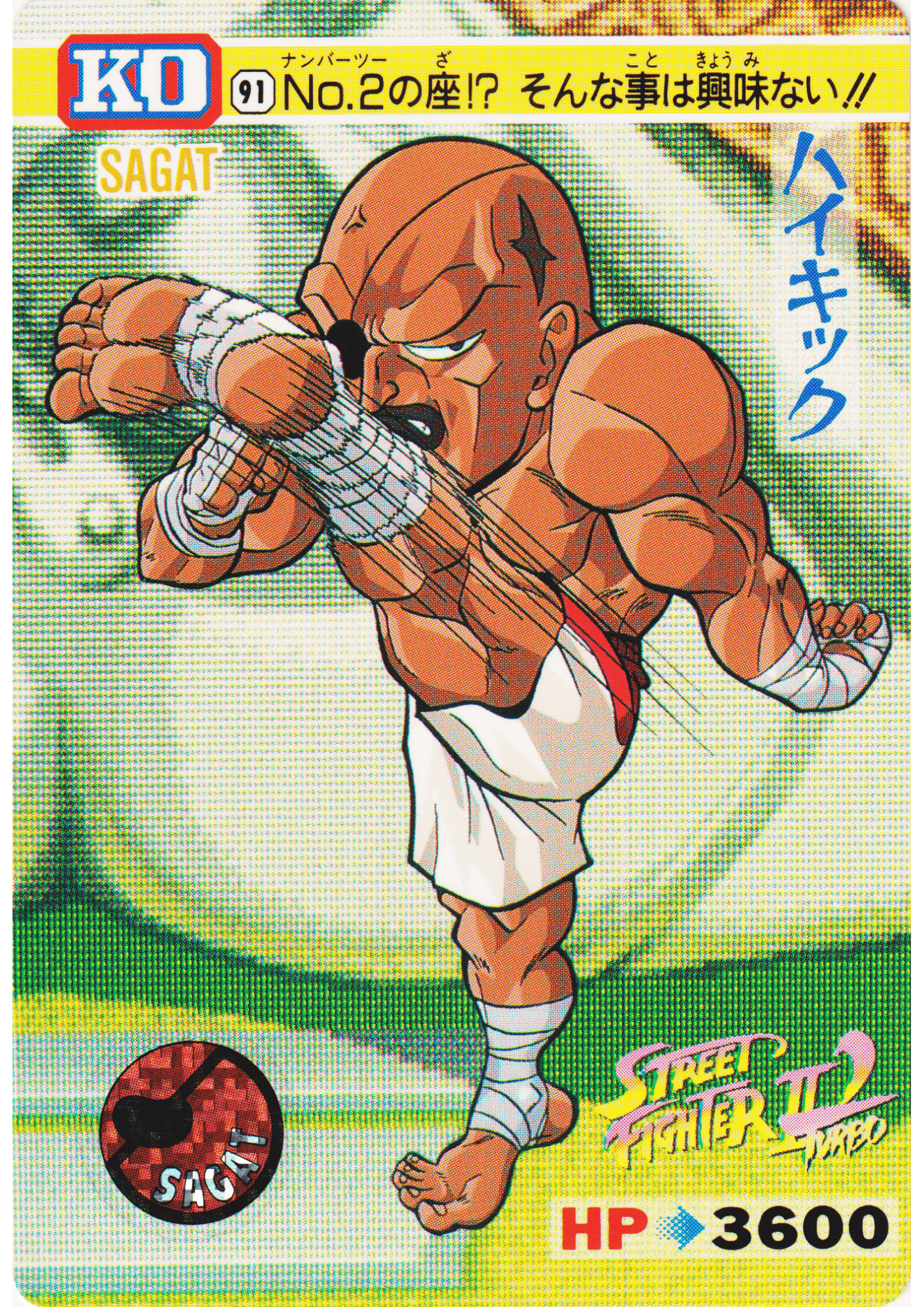 SAGAT 91 | Carddass Street Fighter II