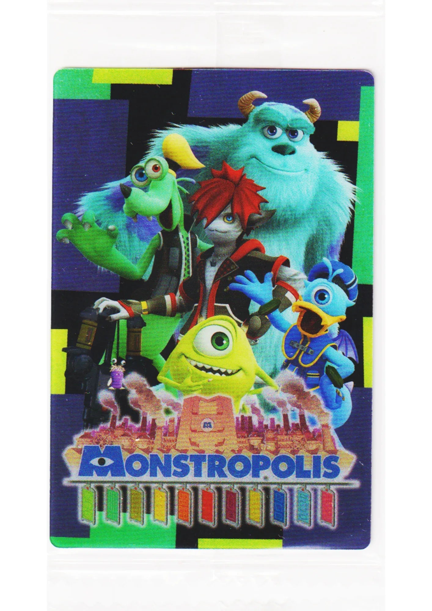Monstropolis 002 | Kingdom Hearts Wafer Card - ChitoroShop
