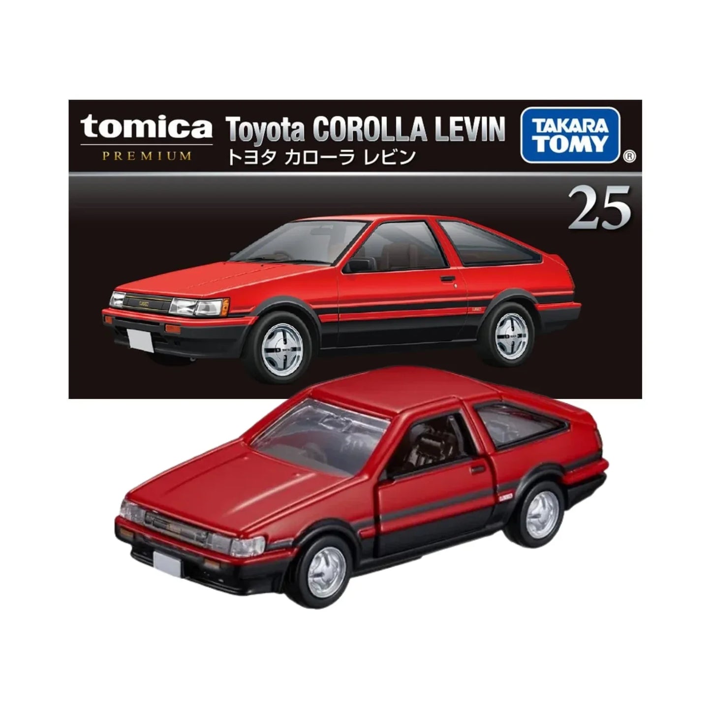 Tomica Premium No.25 Toyota Corolla Levin - ChitoroShop