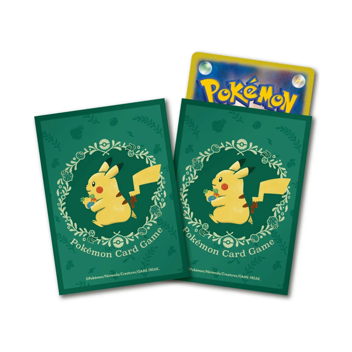 Sleeves Pokémon | Pokemon Center | Pikachu and Berries - ChitoroShop