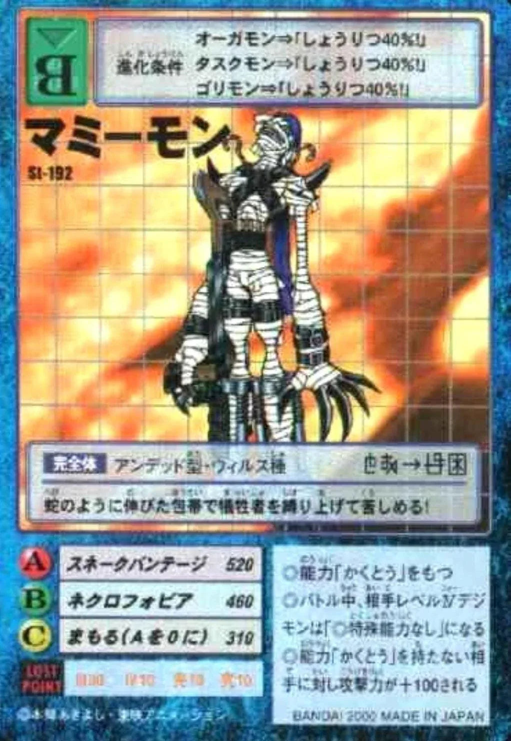 St-192: Mummymon | Starter Ver. 4 - ChitoroShop