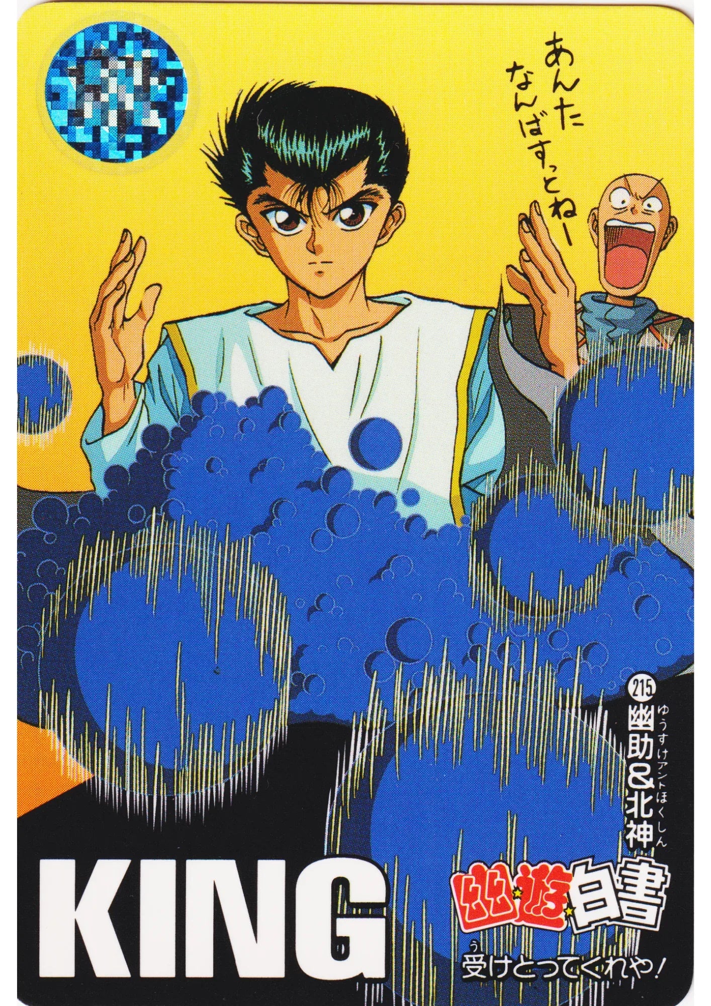 yusuke & Hokushin No.215 | Yu Yu Hakusho Carddass - ChitoroShop