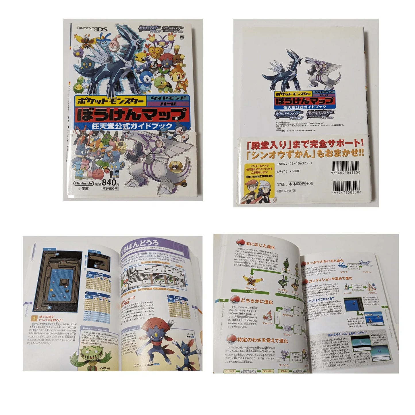 Pokemon Diamond / Pearl Adventure Map trategy Guide book | Nintendo DS - ChitoroShop