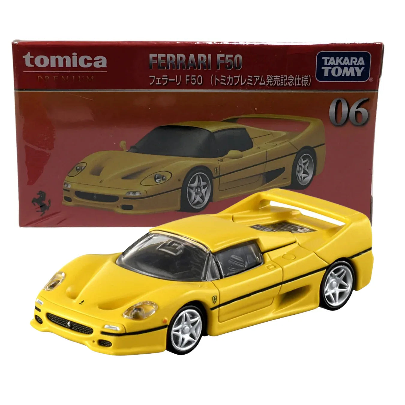 Tomica Premium No.06 Ferrari F50 (Release Commemoration Version) - ChitoroShop