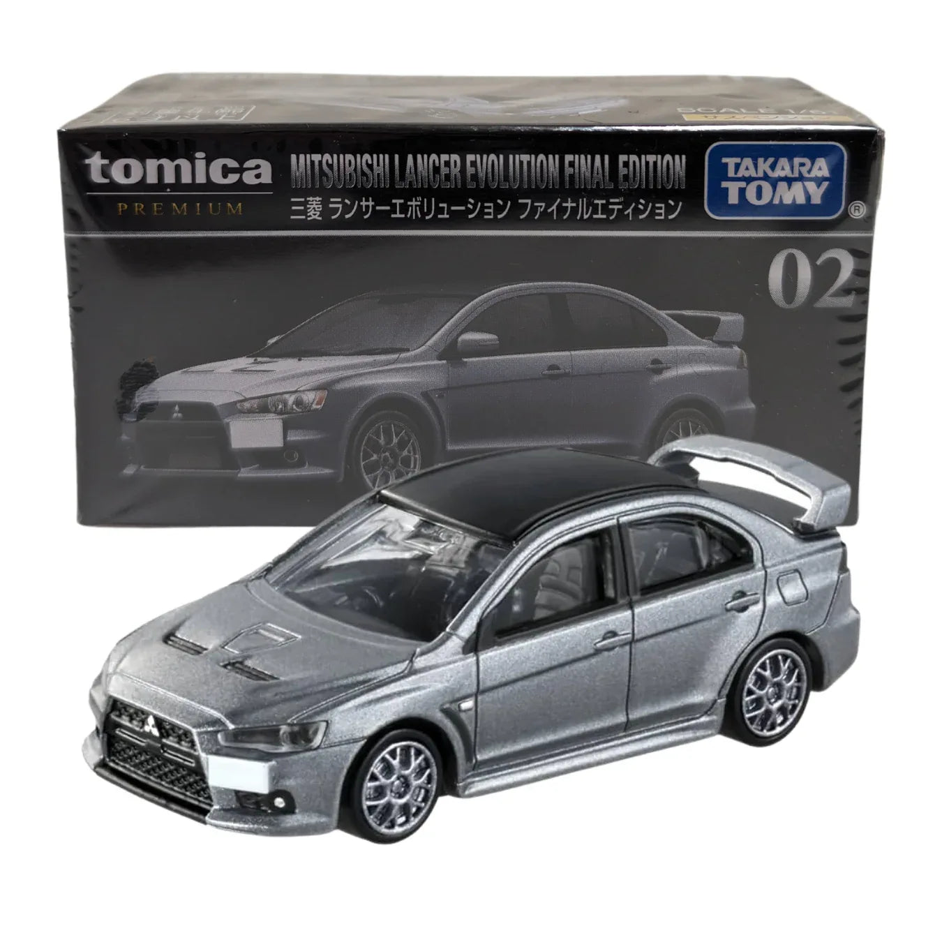 Tomica Premium No.02 Mitsubishi Lancer Evolution Final Edition - ChitoroShop