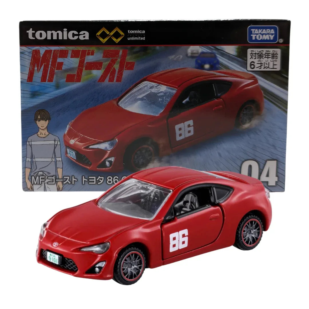 Tomica Premium No.04 MF Ghost Toyota 86 GT (Kanata Katagiri) - ChitoroShop