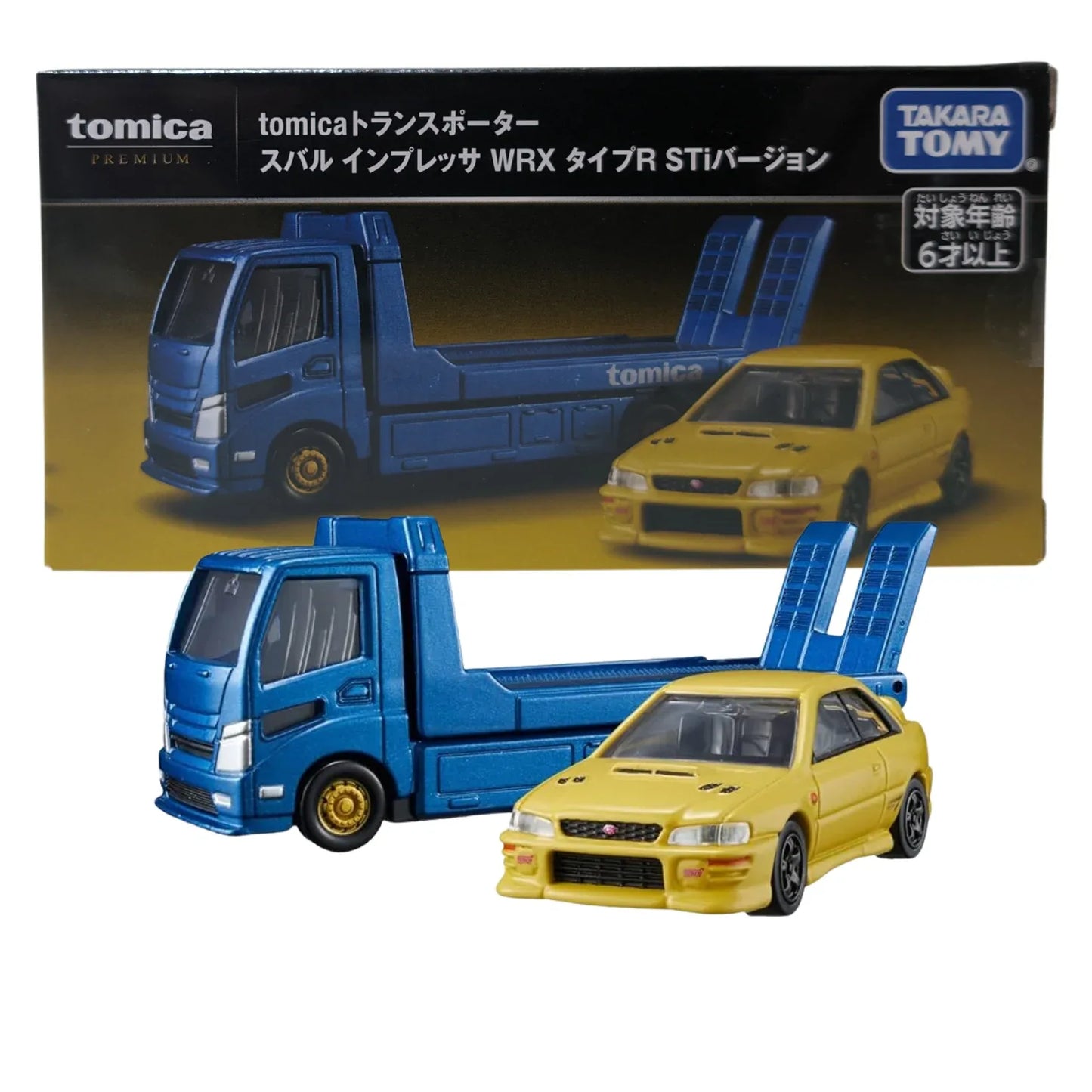 Tomica Premium : Transporter Subaru Impreza WRX Type R STi Version - ChitoroShop