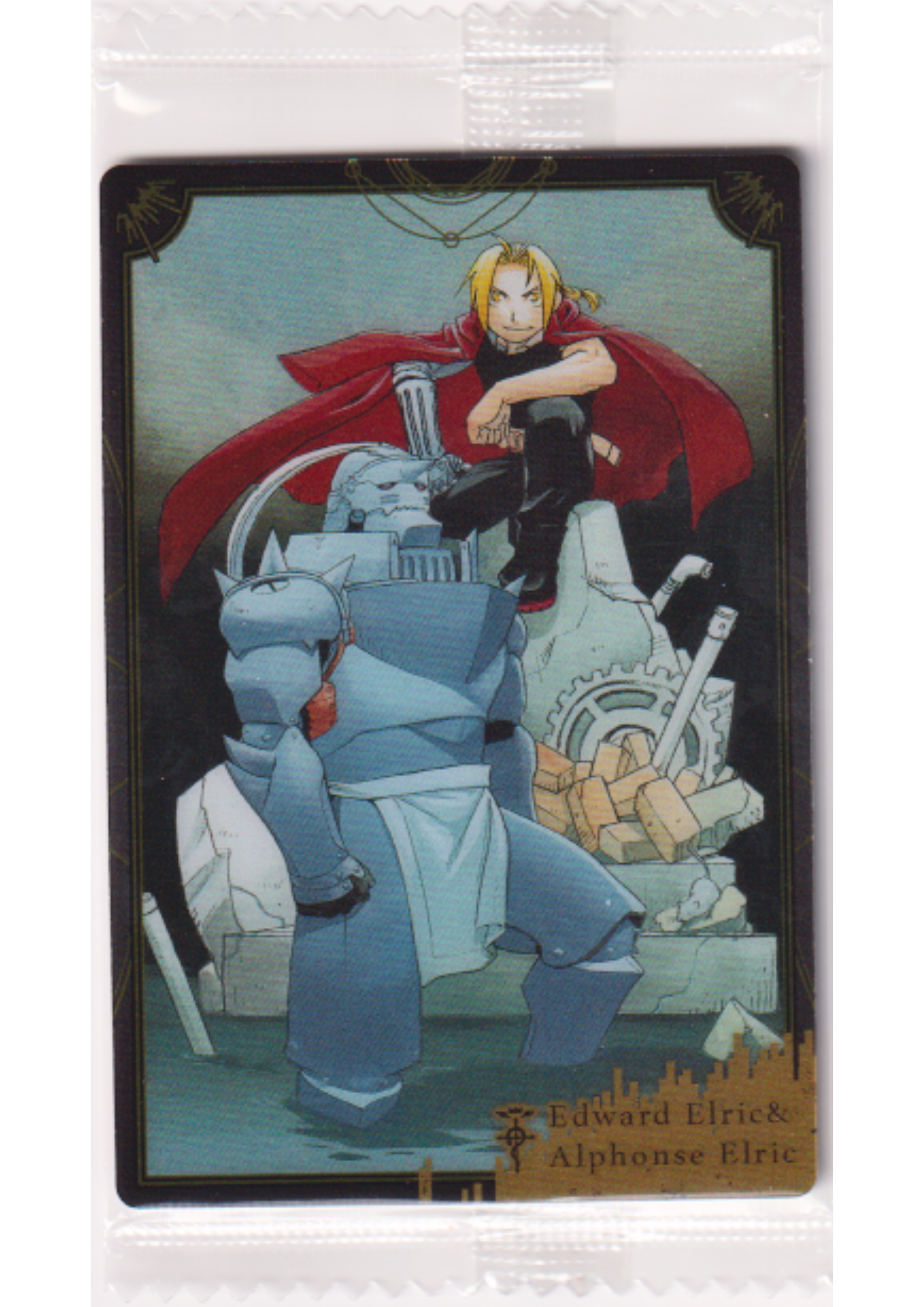 Edward & Alphonse Elric 1-16 VR | FullMetal Alchemist Wafer Card