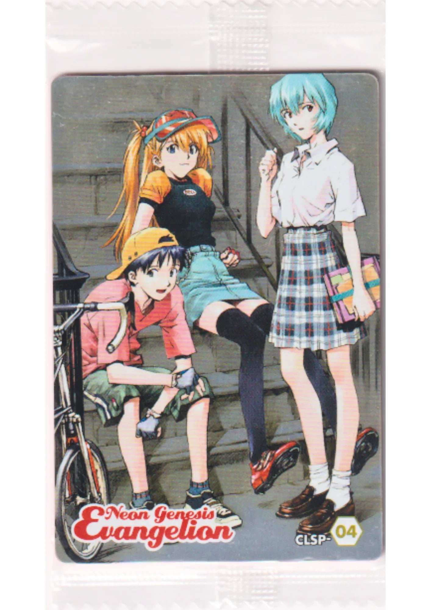 Shinji & Asuka & Rei CLSP-04 | Evangelion Wafer Card - ChitoroShop