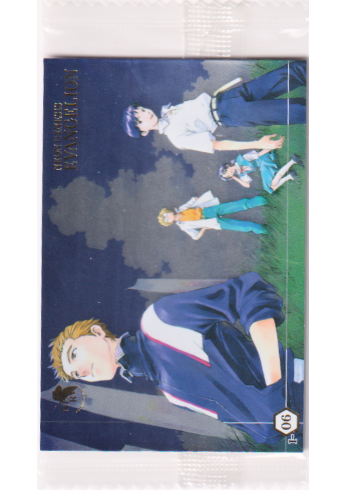 Hikari & Toji & Shinji & Kensuke I-06 | Evangelion Wafer Card