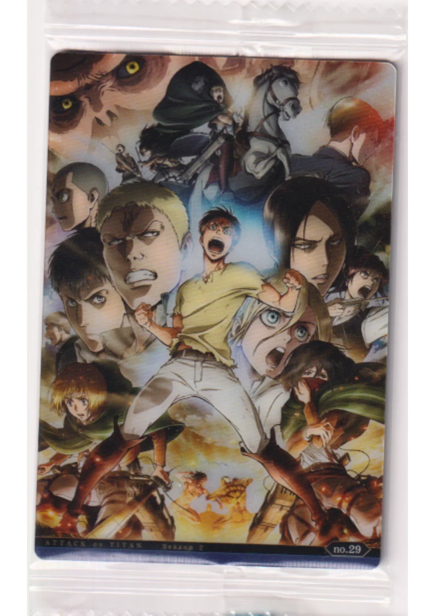 Eren Jäger No.29 | Attack On Titan Wafer Card - ChitoroShop
