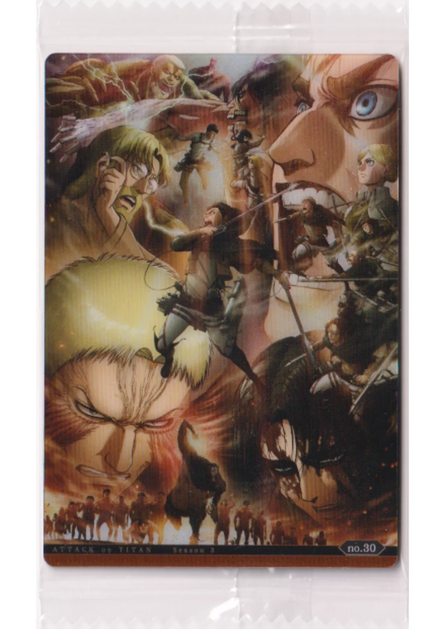 Eren Jäger No.30 | Attack On Titan Wafer Card - ChitoroShop