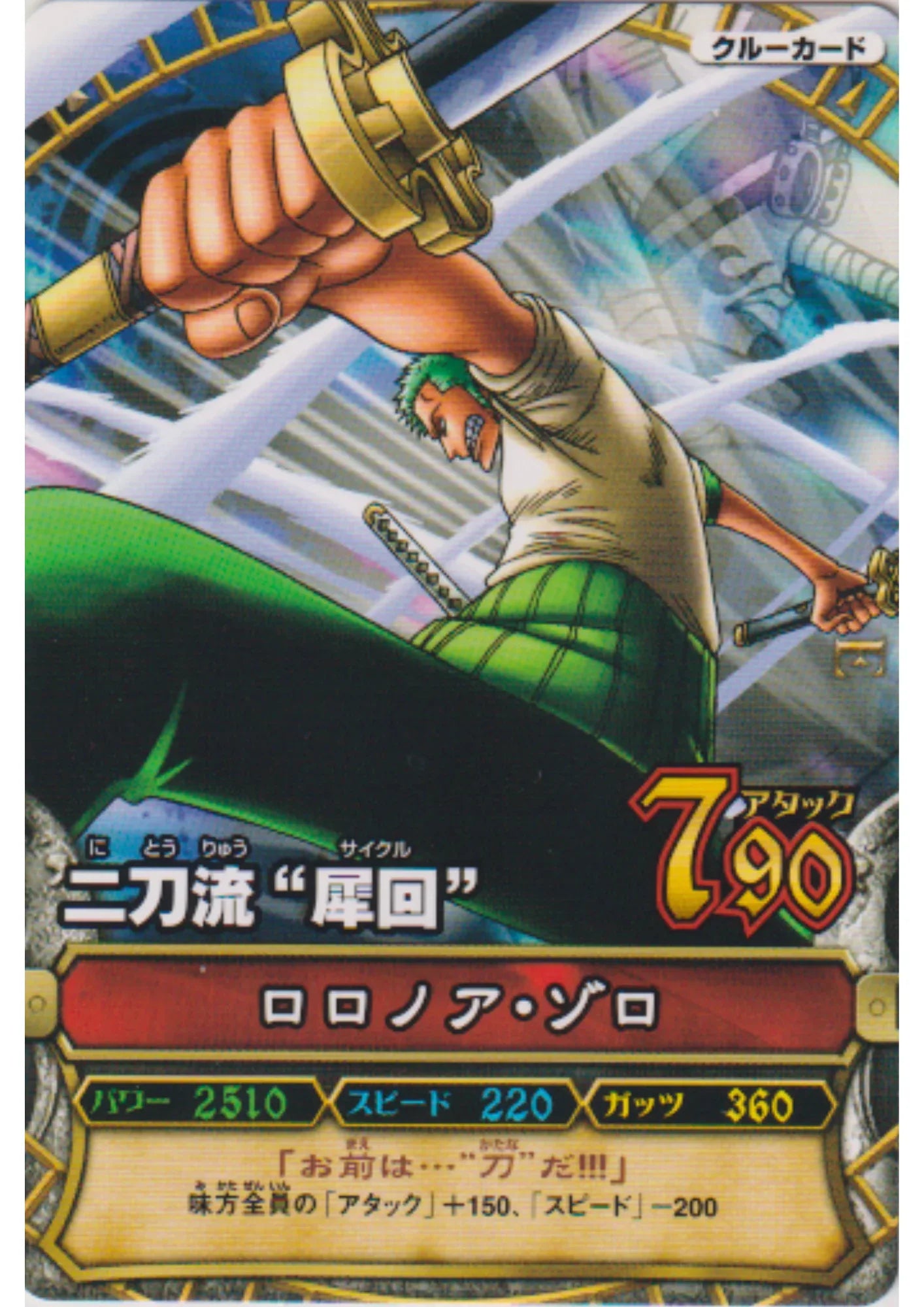 Roronoa Zoro C204 N | One Piece B MATCH - ChitoroShop