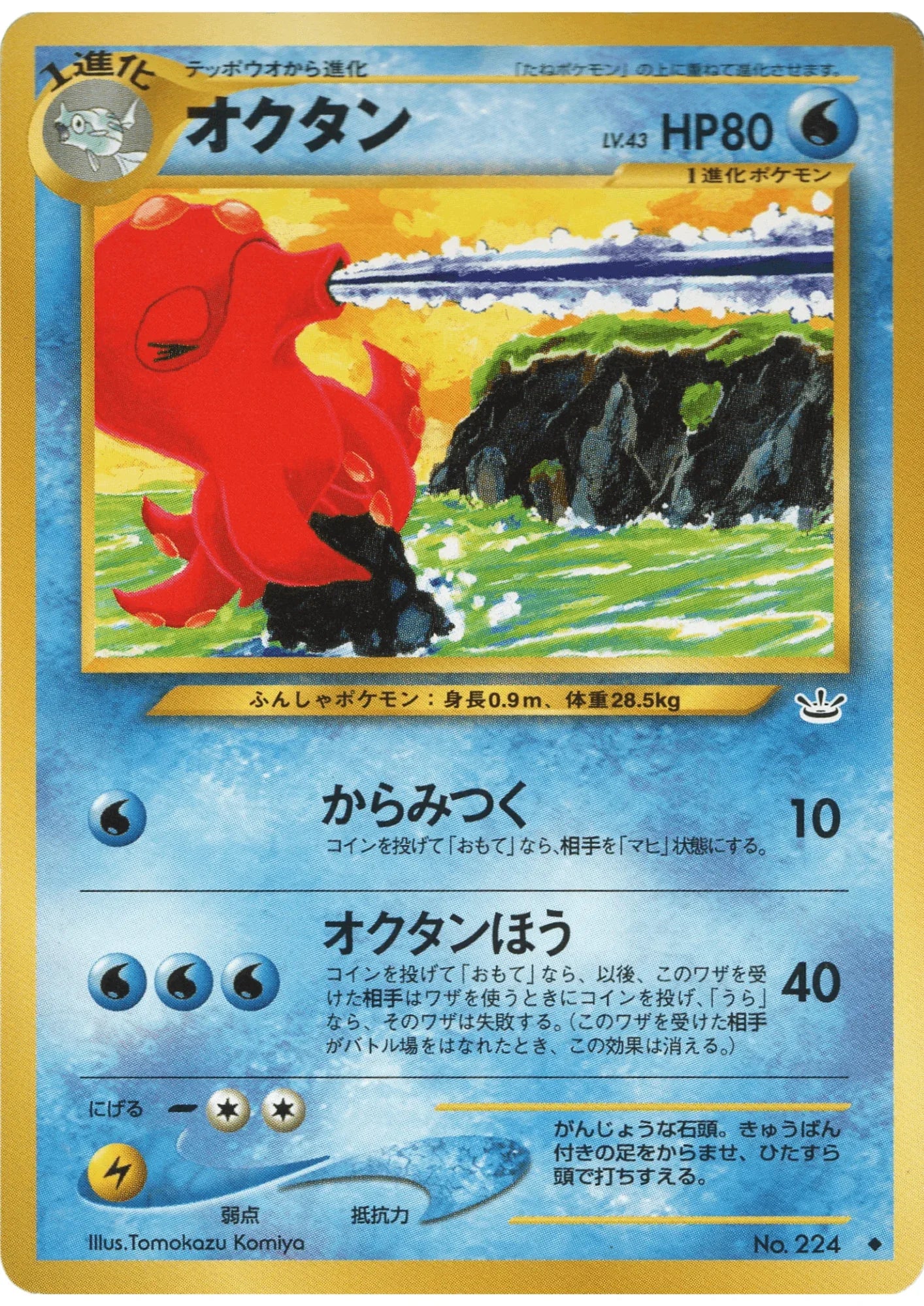 Octillery No.224 | Neo revelation - ChitoroShop