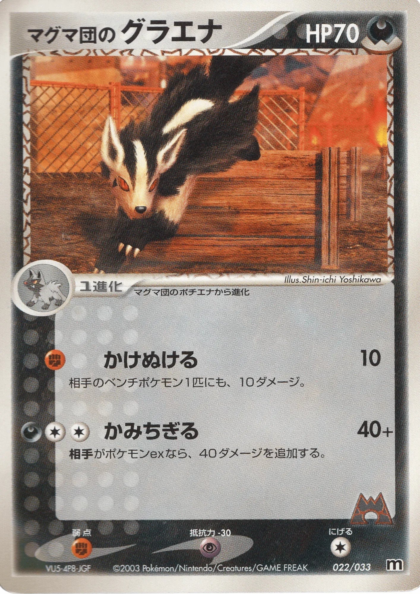 Team Magma's Mightyena 022/033 | ADV - ChitoroShop