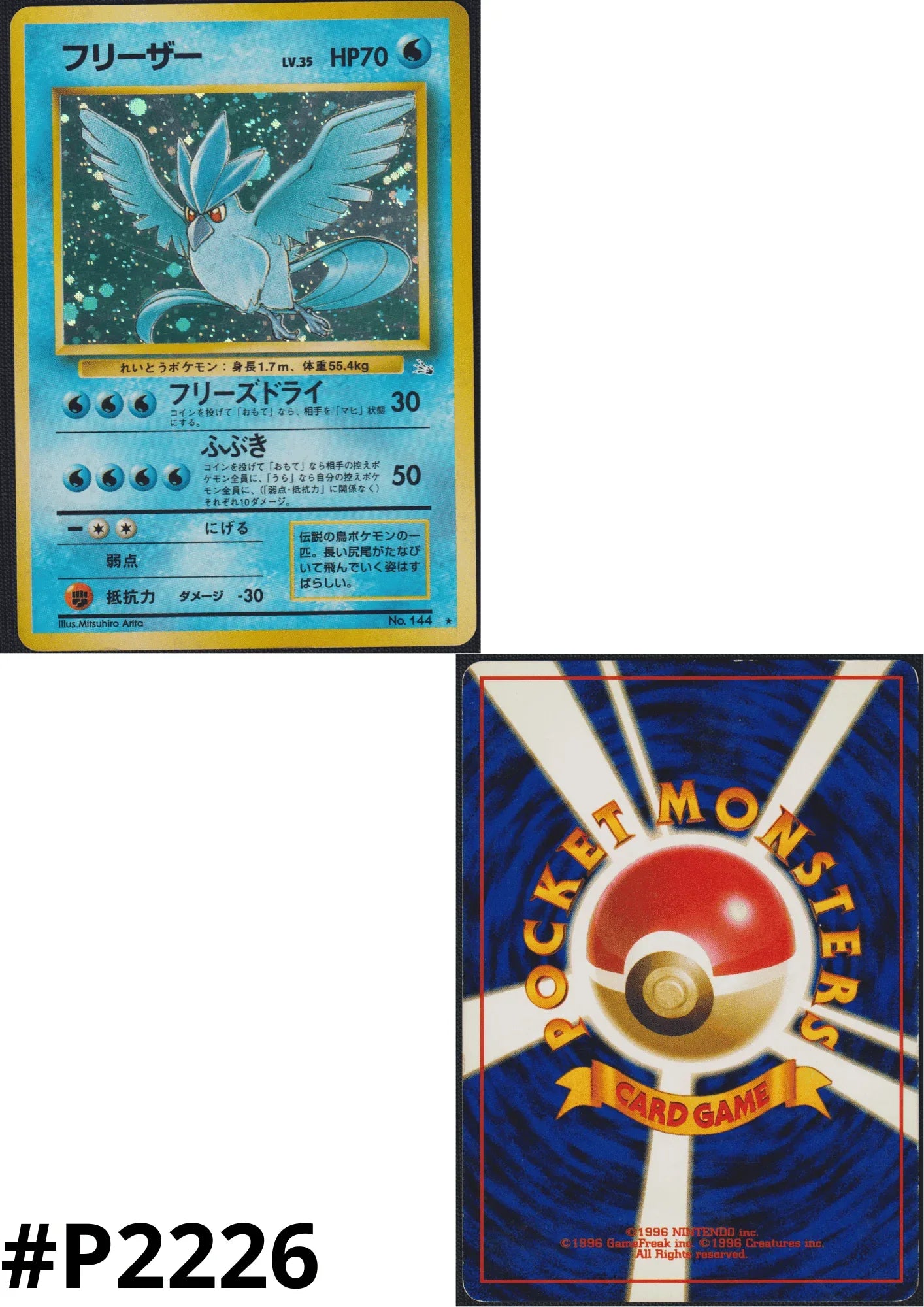 Articuno No.144 | Fossil ChitoroShop Articuno No.144 | Fossil ChitoroShop