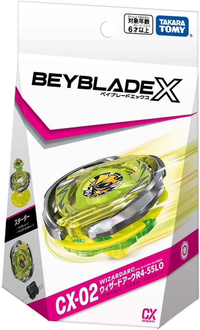 Beyblade X : CX-02 Starter Wizard Arc R4-55LO