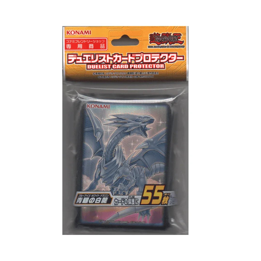 Japanese Size Card Sleeves 50-Pack Yu-Gi-Oh! Card Sleeves - Dark Magician Vs Blue-Eyes White Dragon (Small Size) Blue Eyes Structure Deck Japanese Size Card Sleeves 50-Pack Yu-Gi-Oh! Card Sleeves - Dark Magician Vs Blue-Eyes White Dragon (Small Size) Blue Eyes Structure Deck