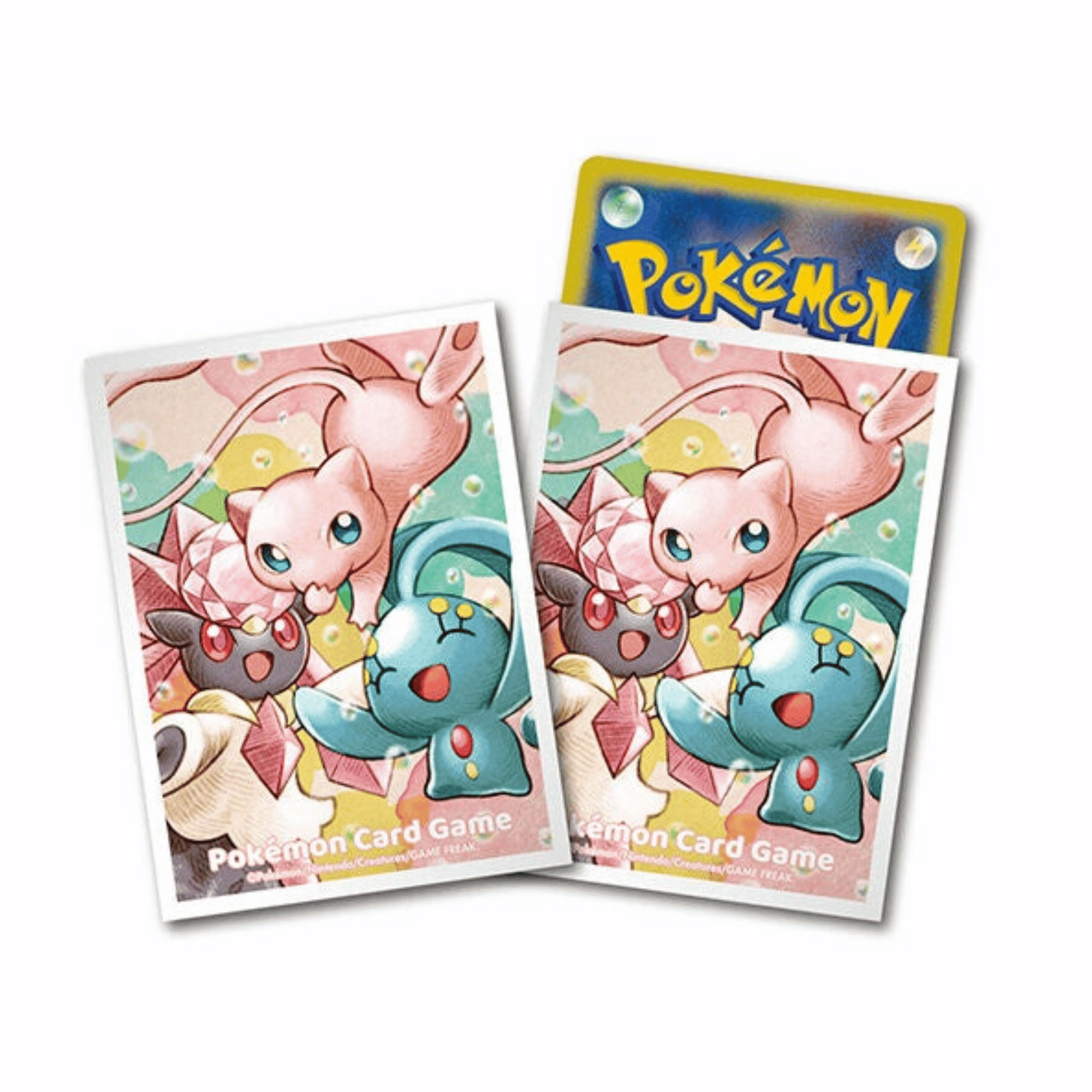 Pokémon card sleeves | Manaphy, Mew and Diancie ChitoroShop