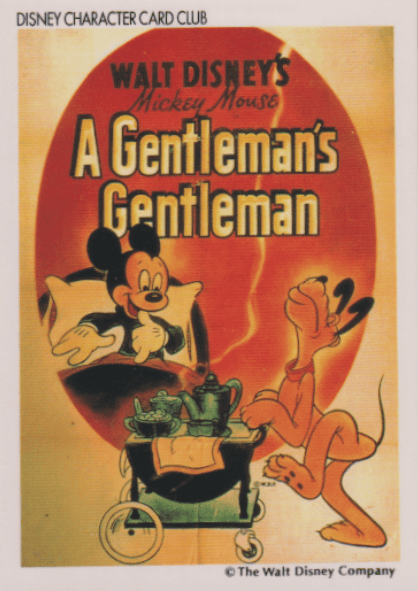 Disney Character Card Club Amada  - A Gentleman's Gentleman