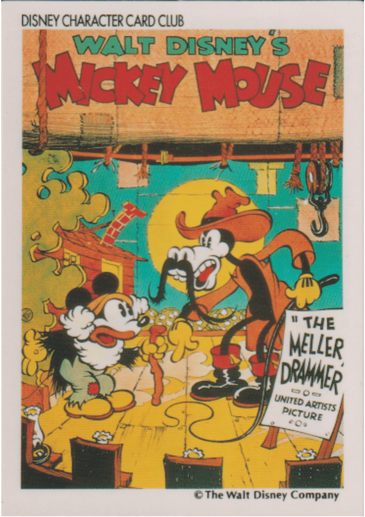 Disney Character Card Club Amada  - Mickey Mouse : The Meller Drammer