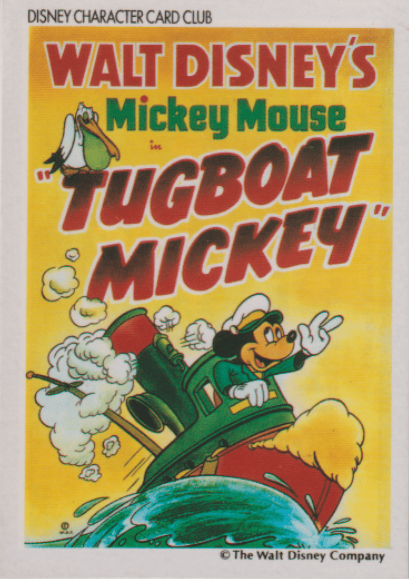 Disney Character Card Club Amada  - Mickey Mouse : Tugboat Mickey