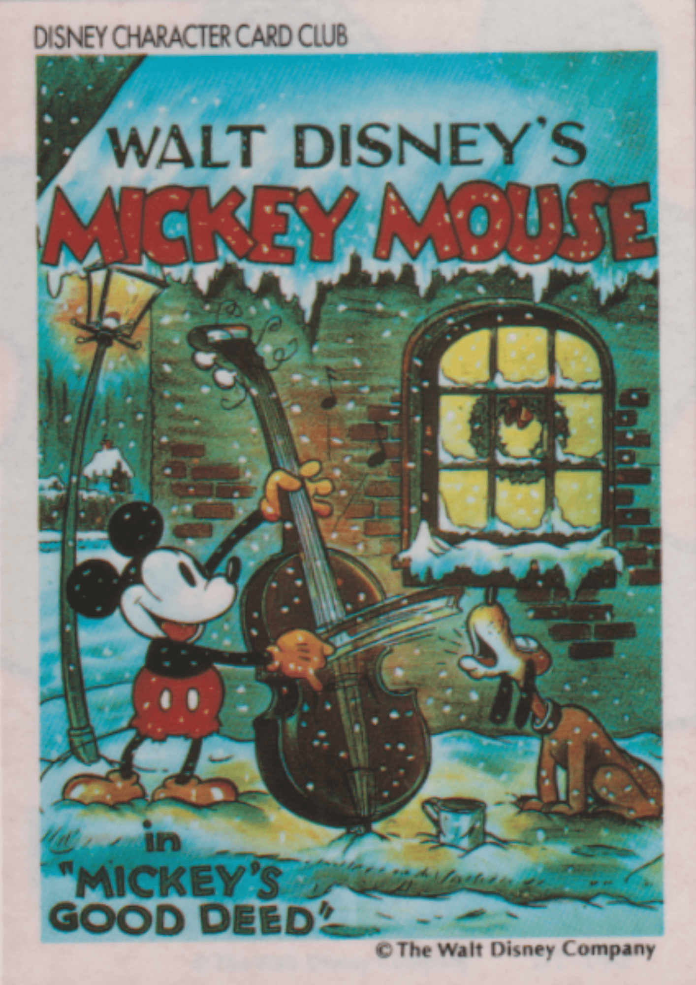 Disney Character Card Club Amada  - Mickey Mouse in Mickey's Good Deed