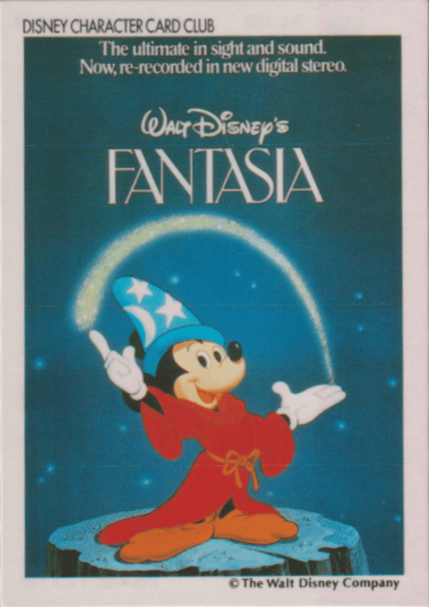 Disney Character Card Club Amada  - Walt Disney's Fantasia