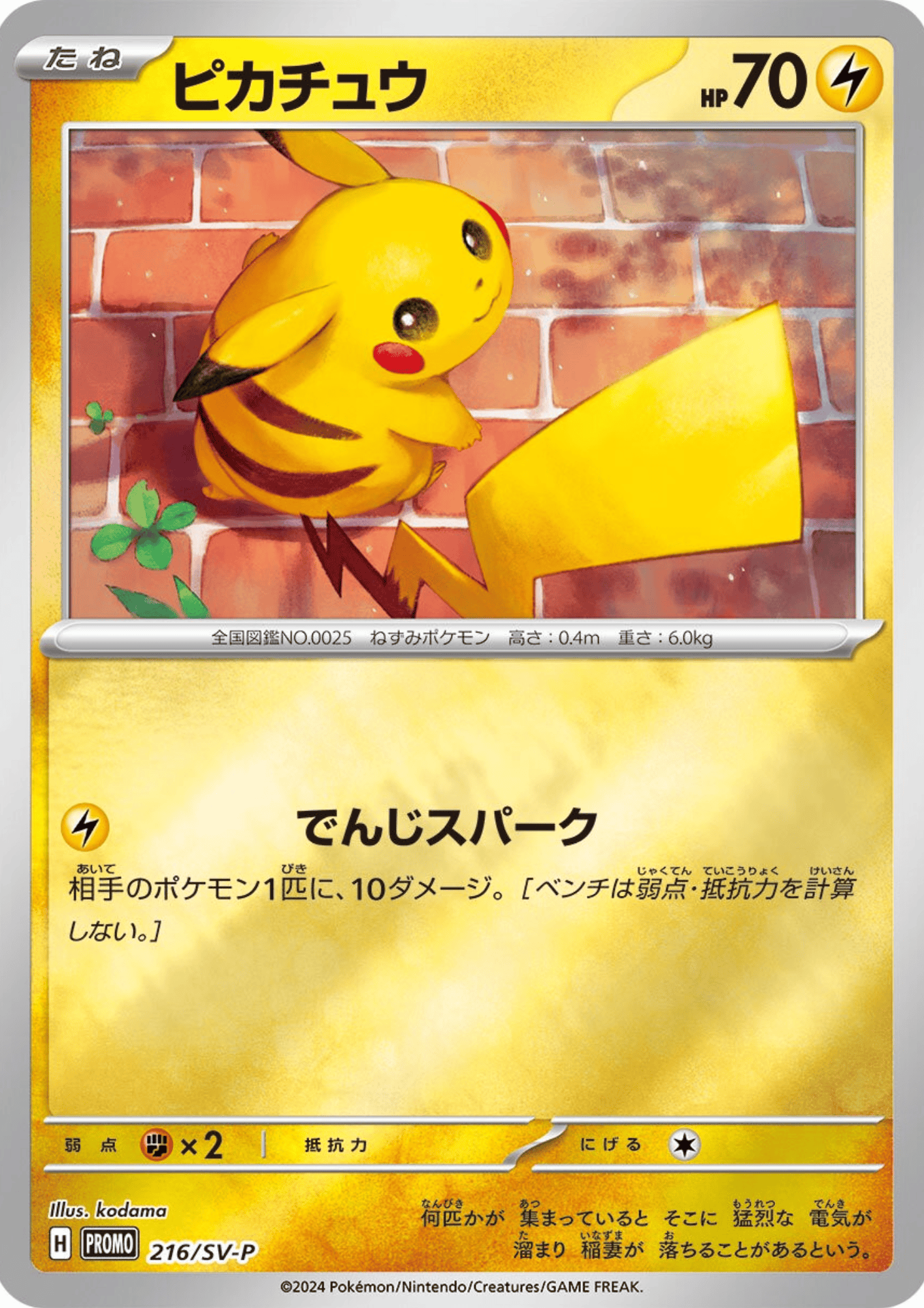 Pikachu 216/SV-P | Promo