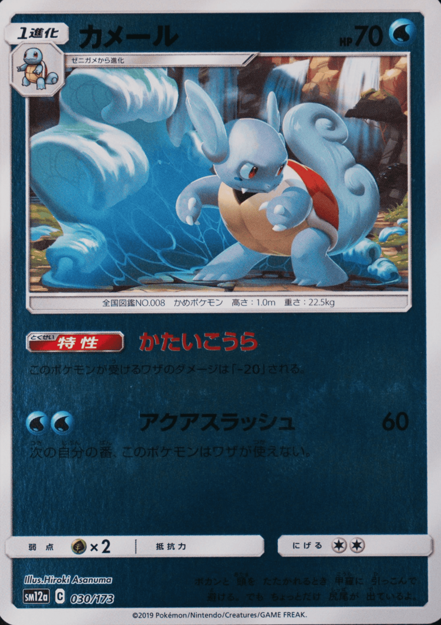 Wartortle 030/173 (Reverse) | sm12a