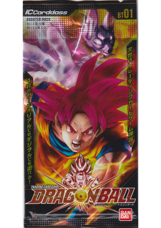 Dragon Ball Card Game Pack IC Carddass BT01 (2015)