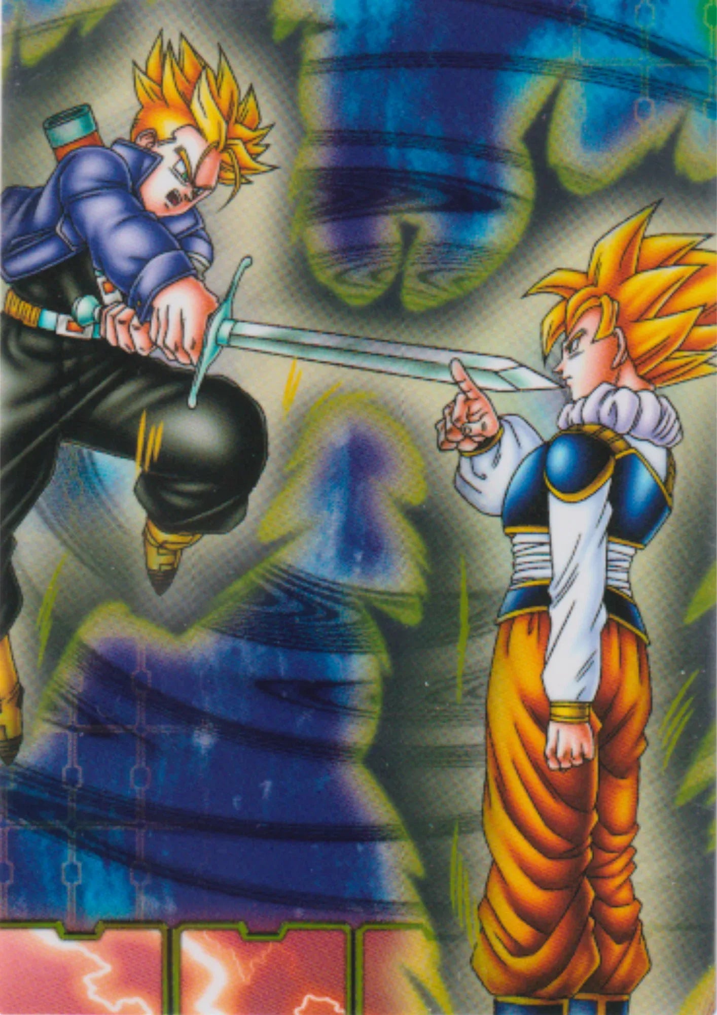 Trunks VS Goku SP No.42 (Foil) | Ensky Dragon Ball Card Collection - ChitoroShop